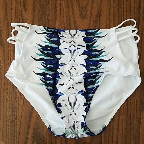 Sexy 2018 High Waist Tummy Cover Bikini Set Plus - Picture 5 of 8